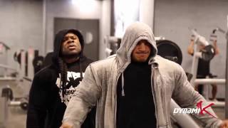 Kai Greene amp Big Ramy Train Chest [upl. by Niddala]