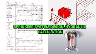 fire sprinkler system design hydraulic calculation using softwareexcel fire fighting system design [upl. by Caffrey]