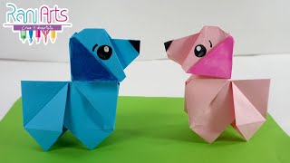 PERRO DE ORIGAMI  Paso a paso  DIY  ORIGAMI DOG [upl. by Bowyer957]