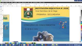 CREACIÓN DE AFICHES TUTORIAL COREL DRAW PARTE 4 [upl. by Atnuahs886]