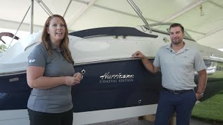 2021 Hurricane SunDeck 2400 OB  Boat Walkthrough [upl. by Tidwell]