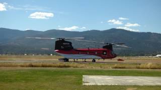 CH47D Chinook Startup amp Takeoff [upl. by Frodine]