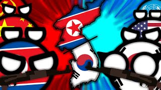 Korean War  Countryballs [upl. by Retsof]