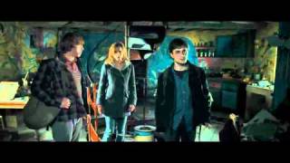 Harry Potter And The Deathly Hallows Part 1 Lovegood House Attack Scene [upl. by Sinne]