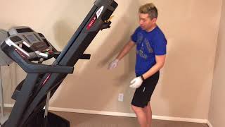 How to grease and lube Sole F63 treadmill belt [upl. by Georglana116]