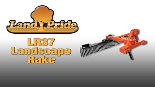 Land Pride LR37 Series Landscape Rake [upl. by Wolcott]