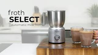 Capresso froth Select  Automatic Milk Frother [upl. by Ezirtaeb]