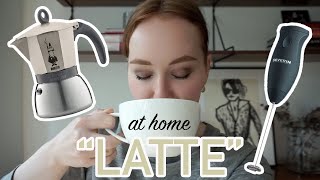 HOW TO MAKE A quotLATTEquot AT HOME moka pot  frother [upl. by Willyt]