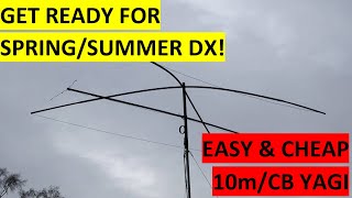 10m amp CB Band Simple Effective Yagi Beam Antenna [upl. by Solita]