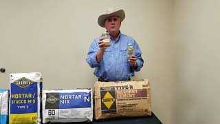 Masonry Cement vs Mortar Mix Explained by the Carolinas Concrete Cowboy [upl. by Ecire507]