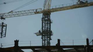 Tower Crane Raising Process [upl. by Lleval]