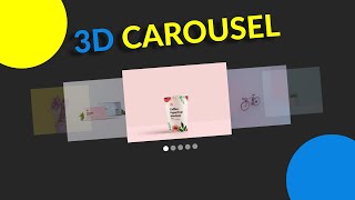 How to use 3D Carousel For Your Website  Materialize Carousel Tutorial [upl. by Kcerred868]