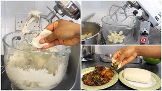 How to make the best pounded yam in a stand mixer [upl. by Henrie]