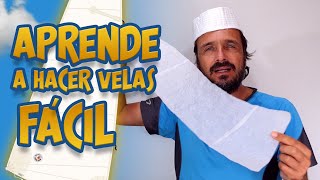 CURSO VELA Capítulo 5 La Velería Como hacer una VELA para mi BARCO [upl. by Aehsal]