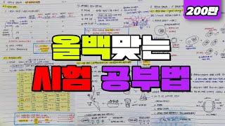 올백맞는 시험 공부법 기말고사 직전이면 꼭 봐라 [upl. by Atwahs]