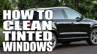 How To Clean Tinted Windows  Mastersons Car Care Glass Cleaner  Auto Detailing [upl. by Bradleigh]