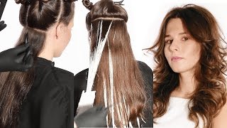 Coloration des cheveux ✄ Balayage Tutorial [upl. by Kato]