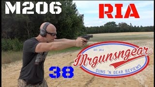 Rock Island Armory M206 38 Special Revolver From Armscor Review HD [upl. by Cleary]