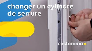 Comment changer un cylindre de serrure  Castorama [upl. by Straus]