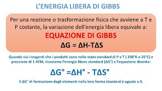 LENERGIA LIBERA DI GIBBS [upl. by Norling]