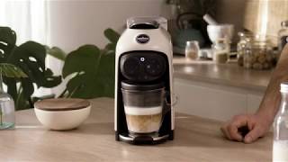 How to make the Latte with Lavazza Desea Coffee Machine [upl. by Adnohsat]