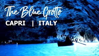 Blue Grotto Capri Italy  Grotta Azzurra Italia [upl. by Cristoforo]