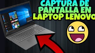 Como hacer una CAPTURA DE PANTALLA en LAPTOP LENOVO 2021 FÁCIL [upl. by Emelen]