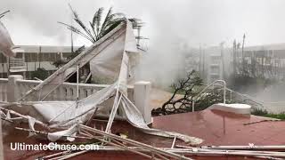 Hurricane Maria video from El Conquistador Hotel in Fajardo Puerto Rico [upl. by Lamek]