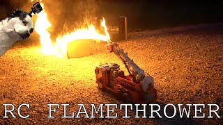 Flamethrower RC FIRETRUCK [upl. by Ettegirb]