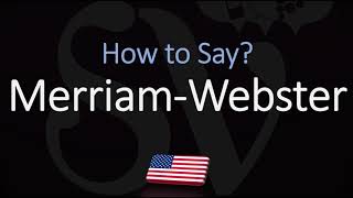 How to Pronounce Merriam Webster CORRECTLY [upl. by Ettedanreb]