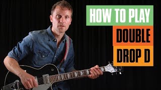 How to Play Double Drop D Tuning  Guitar Tricks [upl. by Mines]