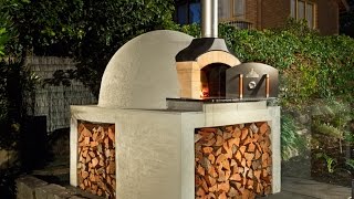 How to Build our Wood Fired Brick Pizza Oven Kit [upl. by Delos744]