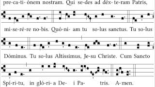 Mass XI Orbis Factor  Kyrie Gloria Sanctus Agnus Dei  Gregorian Chant [upl. by Nnaeed]