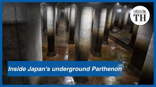 Inside Japans massive underground reservoir for flood control [upl. by Fransisco]