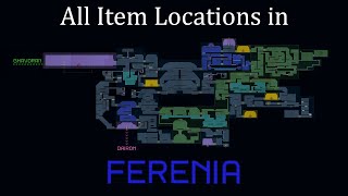 Metroid Dread  Ferenia All Items [upl. by Htebsil]