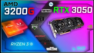 RTX 3050 on Ryzen 3 3200G in 20 Games  20222024 [upl. by Tnattirb]