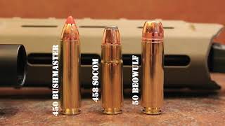 450 Bushmaster vs 458 SOCOM vs 50 Beowulf [upl. by Irual]