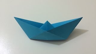 COMO HACER UN BARCO DE PAPEL TUTORIAL PAPIROFLEXIA ORIGAMI [upl. by Assirec]