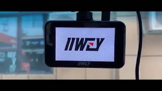 How to use the iiwey D02 EC018 dual dash cam [upl. by Bartholomeo]