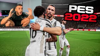 MI PRIMERA VEZ JUGANDO PES 2022  ¿FIFA 22 TIENE AHORA RIVAL [upl. by Elvie]