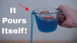 A Liquid That Pours Itself The SelfSiphoning Fluid Polyethylene Glycol [upl. by Noyad524]