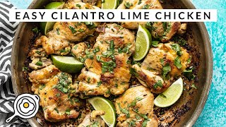 Easy Cilantro Lime Chicken [upl. by Lladnarc]