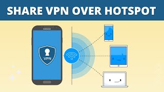 Share Androids VPN Connection via Hotspot No Root [upl. by Hezekiah749]