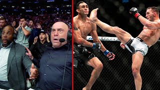 UFC 274 Commentator Booth Reactions [upl. by Abbottson]