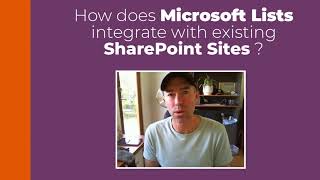 Microsoft Lists and SharePoint  how do Microsoft Lists Integrate [upl. by Yenoh]