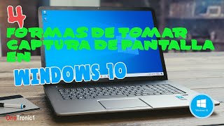 4 formas de tomar captura de pantalla en windows 10 PC  Laptop [upl. by Ellyn391]