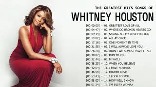 Whitney Houston Greatest Hits Full Album Best Songs of World Divas Whitney Houston [upl. by Giacopo107]