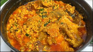 How to Cook EGUSI SOUP for BeginnersFrying Method [upl. by Festus]