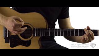 Forever and Ever Amen  Guitar Lesson and Tutorial  Randy Travis [upl. by Atalya]