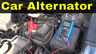 Testing A Car Alternator With A MultimeterEasy Tutorial [upl. by Hannasus220]